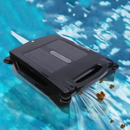 Robotic solar pool skimmer - robotic,