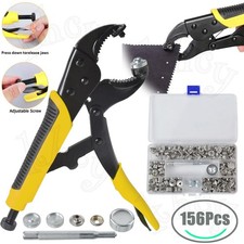 156pcs Heavy Duty Snap