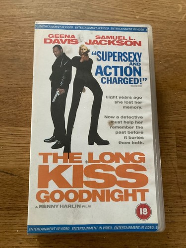 The long kiss goodnight - kiss, vhs