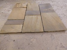 Yorkstone Buff Riven Paving