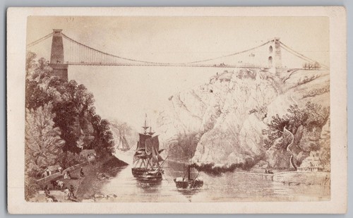 Cdv clifton suspension bridge - suspension,