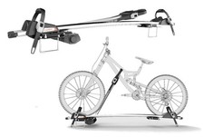 Premium Fabbri Bike Rack mounted on roof rack (not Thule 598) 25kg Capacity