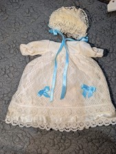 Vintage White Lace Doll Dress