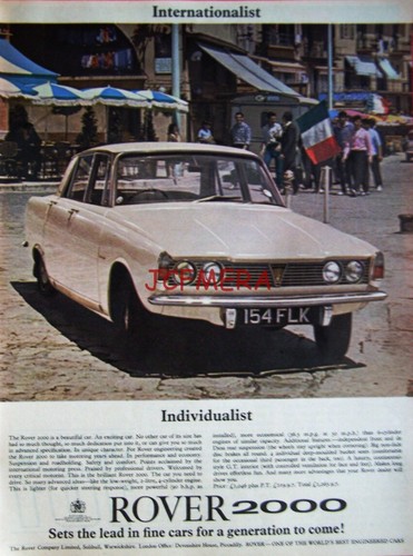 1964 rover 2000 saloon - rover, p6