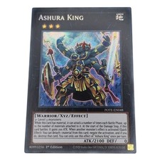 Yu-Gi-Oh! Power Of The Elements Ashura King POTE-EN048 Earth 2022