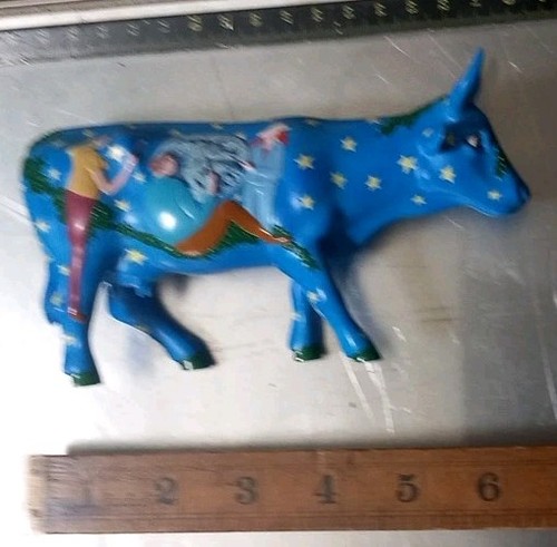 Cowparade blue star cattle - blue,