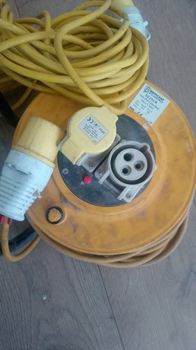 Two 110v extension leads - 110v, one