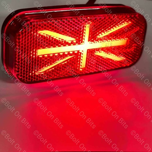Rdx red led union jack - union,