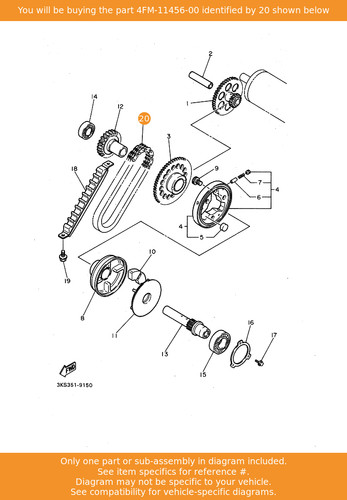 Yamaha chain primary - yamaha,