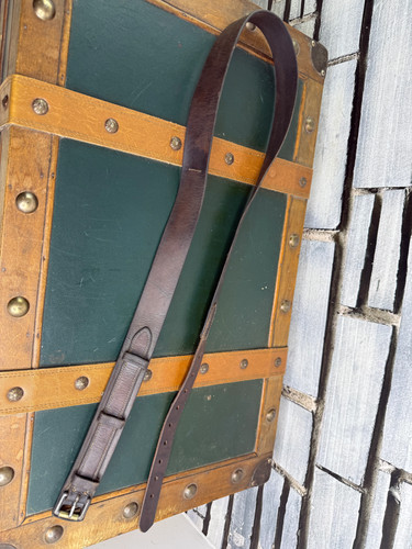 English leather side saddle - leather,