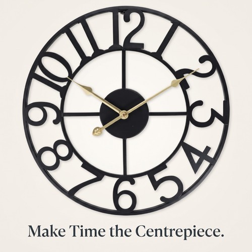 Large wall clock big numerals - wall,