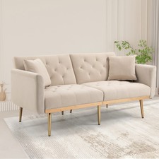 Fabric double sofa bed - double,