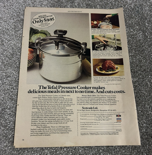 Tefal pressure cooker vintage - tefal,
