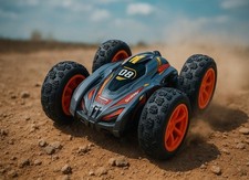 RC Stunt Car, 2.4GHz RC Vehicle with 360° Rotation, LED Lights & Music Age 3-14