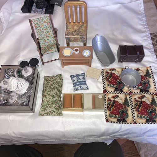 Dolls house furniture assorted - dolls,