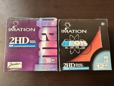 Imation 2HD 3.5” Floppy Disks Lot 19 Mixed Neon 2000 Sealed + Open Pack IBM PC