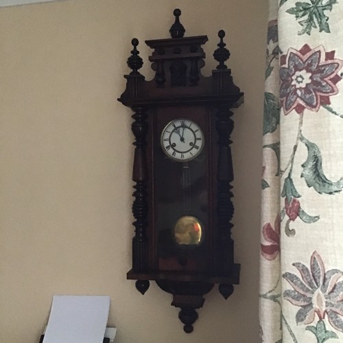 Antique vienna wall clock - wall,