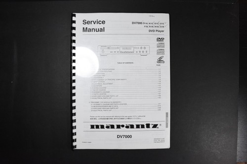 Marantz dv7200 dvd - marantz,