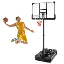 Portable Basketball Hoop Stand Poolside Basketball Goal System for Teens & Adult