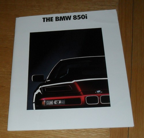 Bmw 850i large - bmw, brochure
