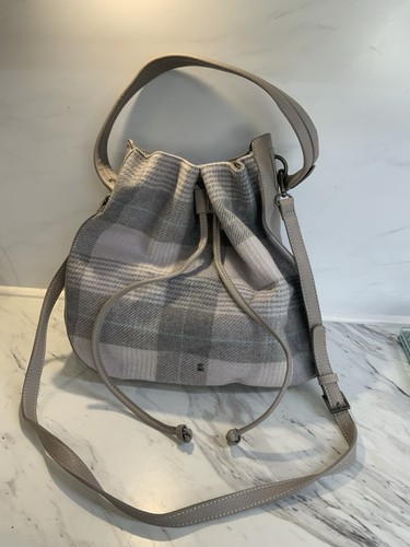 Joules bag check - bag, grey