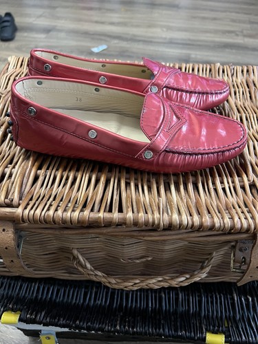 Tods red metallic patient - metallic,