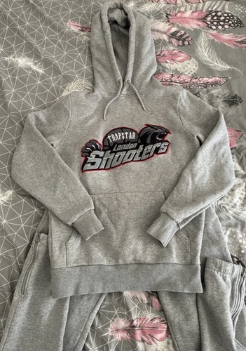 Trapstar mens grey fleece - grey,