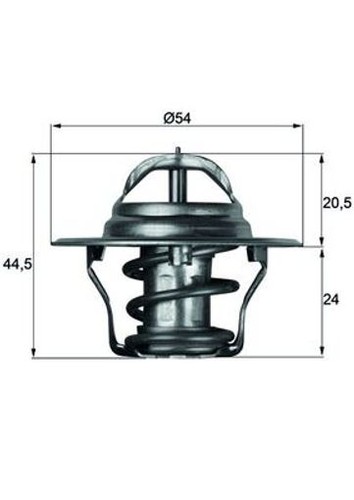 Fits mahle 83d thermostat - mahle, 4