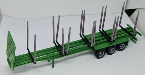 Printed log trailer - 3d,