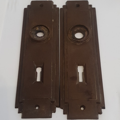 Pair art deco brown - pair,