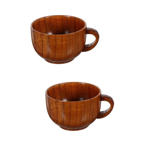 Dark brown wooden drinking - dark,
