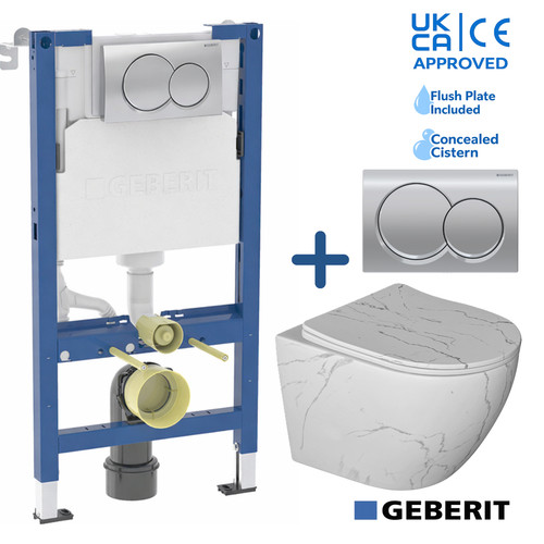 Wall hung toilet geberit white - wall,