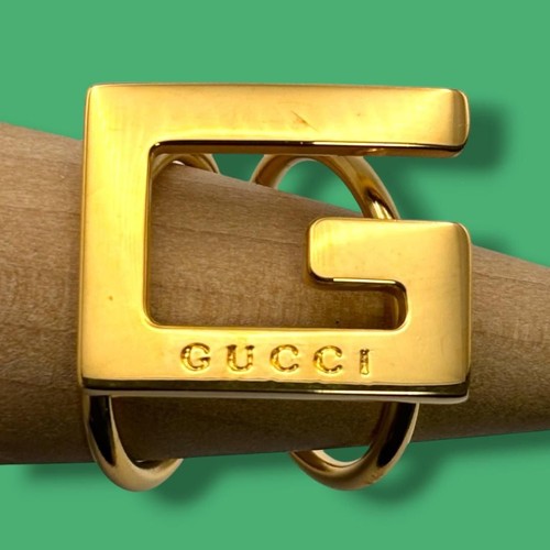 Gucci logo scarf ring - g,