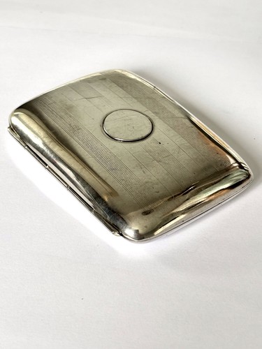 George silver gilt cigarette - george,