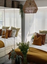 IKEA PAX triple-door mirrored