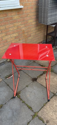 Glass study desk - glass,