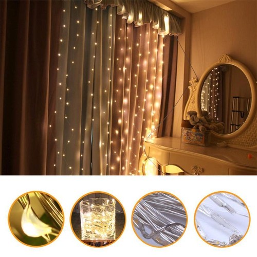 300 led curtain fairy lights - led,