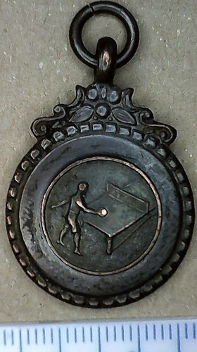 Vintage table tennis - table, medal