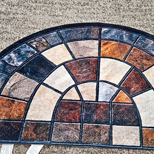 Half round door - mat, in