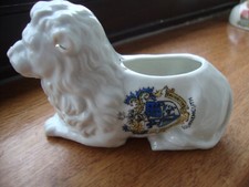 GOSS TYPE CRESTED CHINA  (LION) Marked. BOURNEMOUTH. .