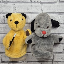 Sooty And Sweep 10" Hand Puppet Soft Toy Plush Set Magic Wand Golden Bear 2016