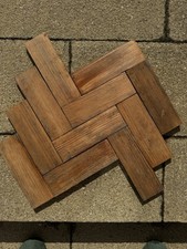 1m^2 Pine Parquet Flooring Reclaimed 220mmx70mmx27mm - Details in description!