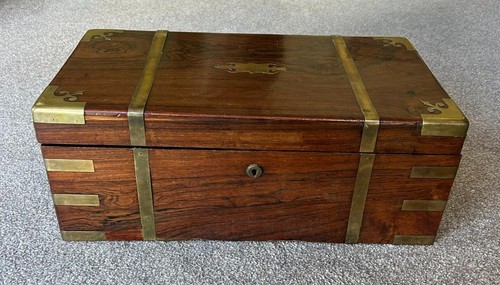 Early victorian rosewood - rosewood, brass