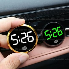 Car Clock Mini Car Dashboard Digital Clock Watch Touch-Activated Time Display