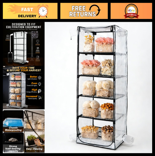 Mushroom grow tent - mushroom, indoor