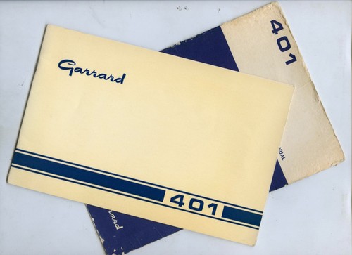 Garrard 401 instruction manual - garrard,