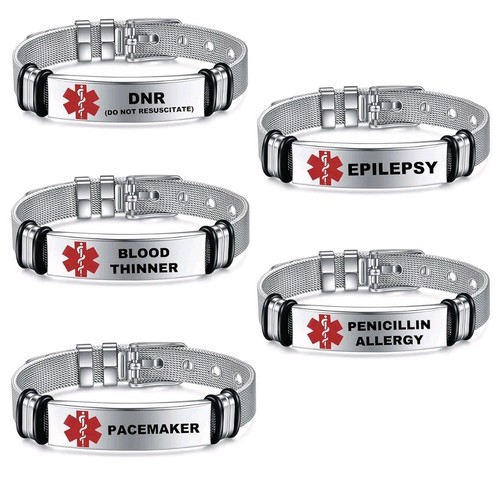 Silver medical alert - medical,