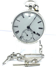 1884 Silver Fusee Gents Pocket