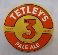 Tetley's No 3 Pale Ale - Pump Clip - Man Cave Display  - Vintage Retro