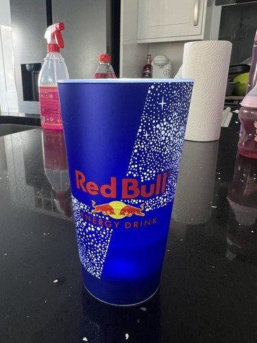 Red bull cup illuminated - bull,